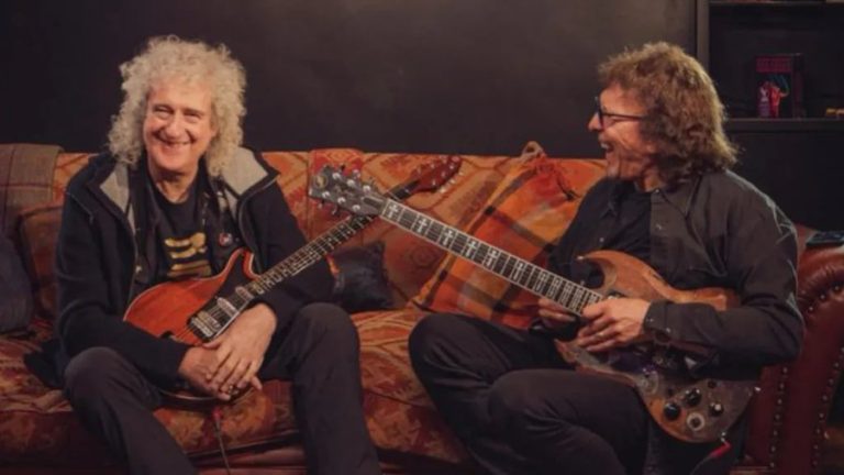 Tony Iommi de Black Sabbath se juntó a Brian May de Queen para tocar el clásico “Paranoid”