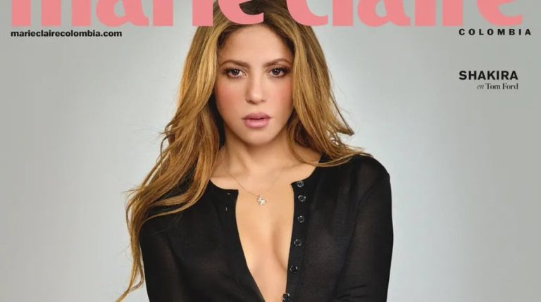 Shakira arrancó mayo como chica de tapa de tres revistas con transparencias, escotes y looks total black